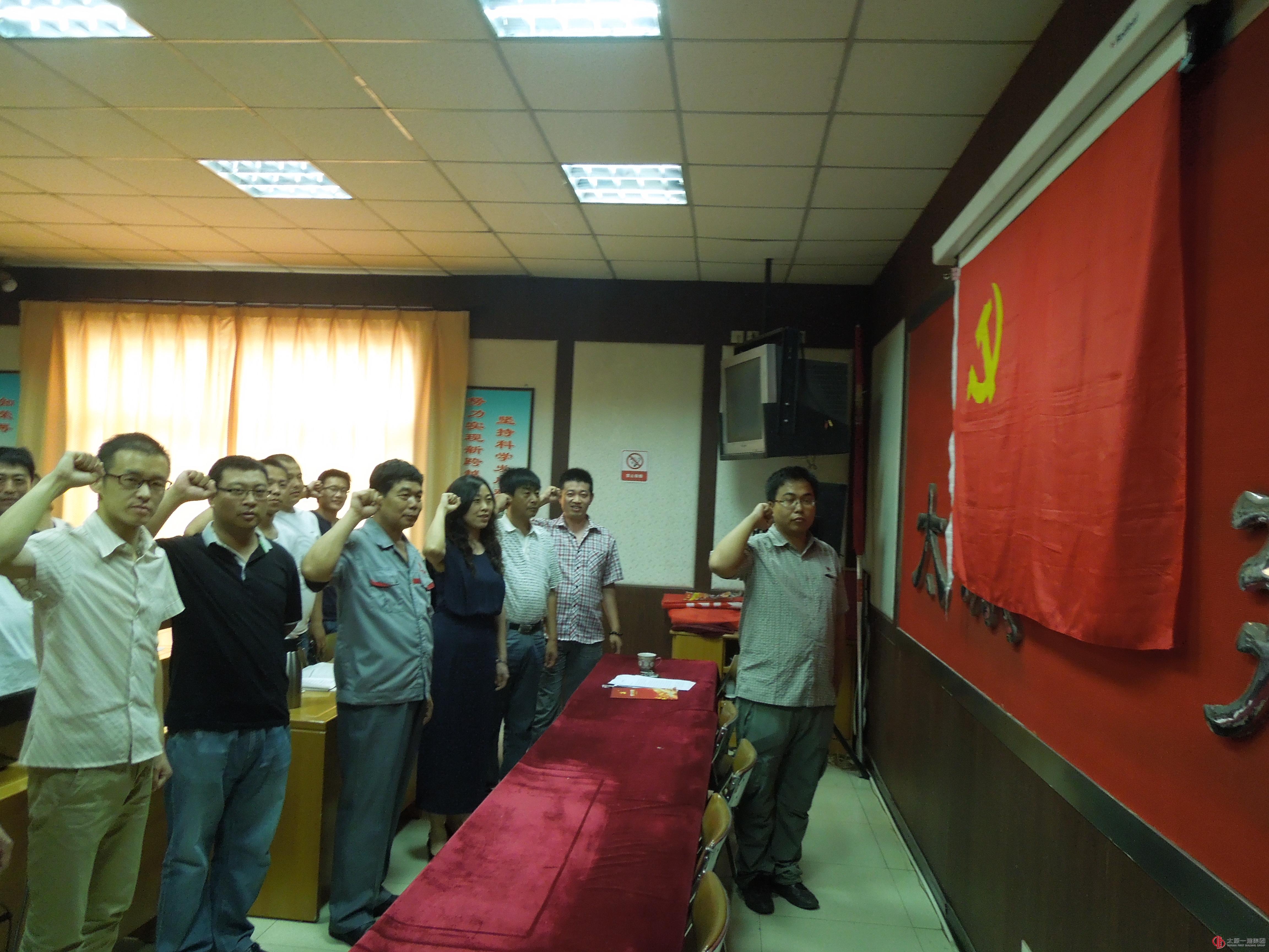 一分公司开展党日活动