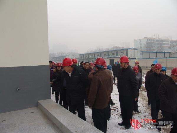 山西财经大学教学楼项目迎接建设部节能专项检查组检查