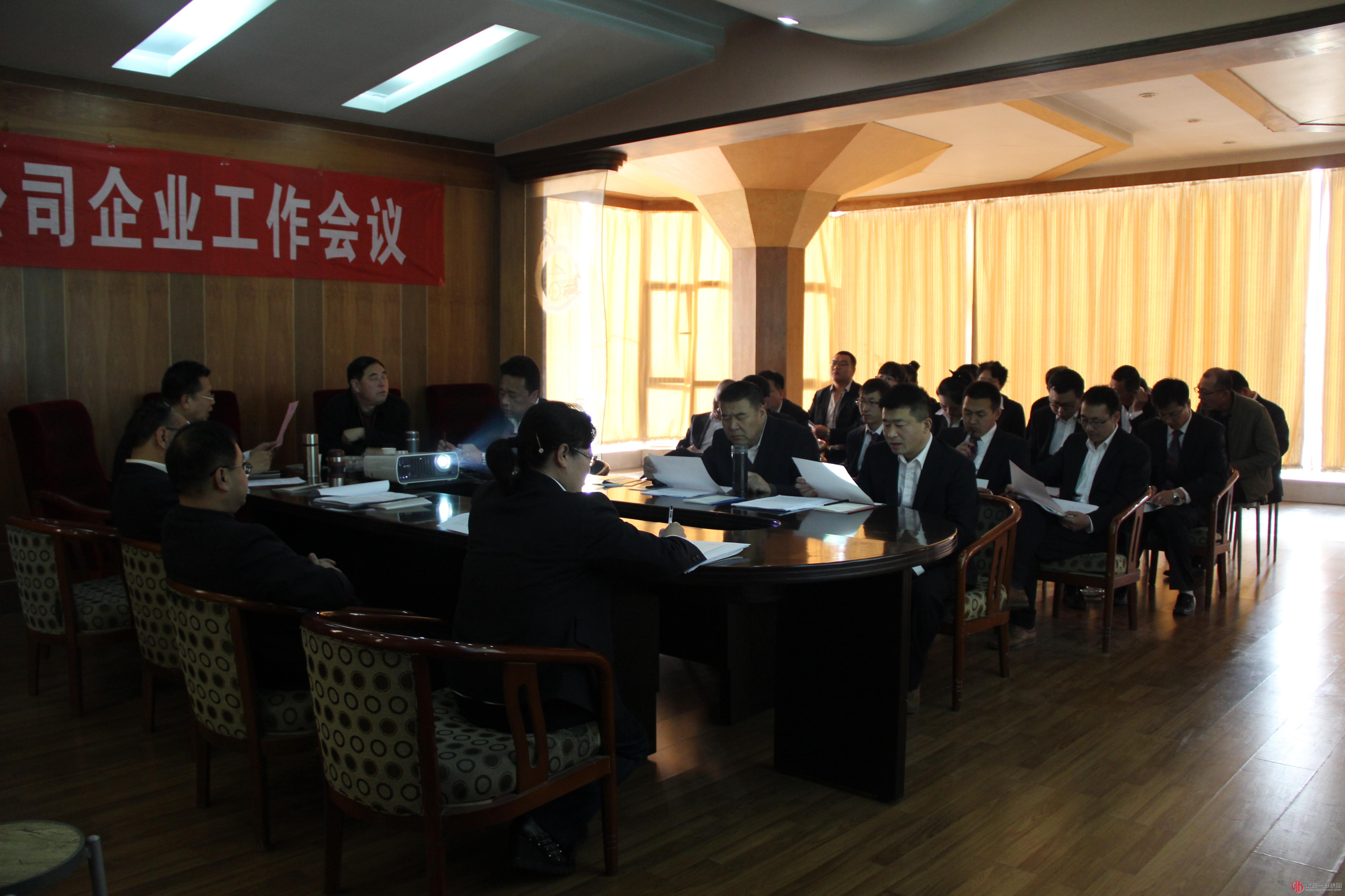 龙城公司召开工作会议