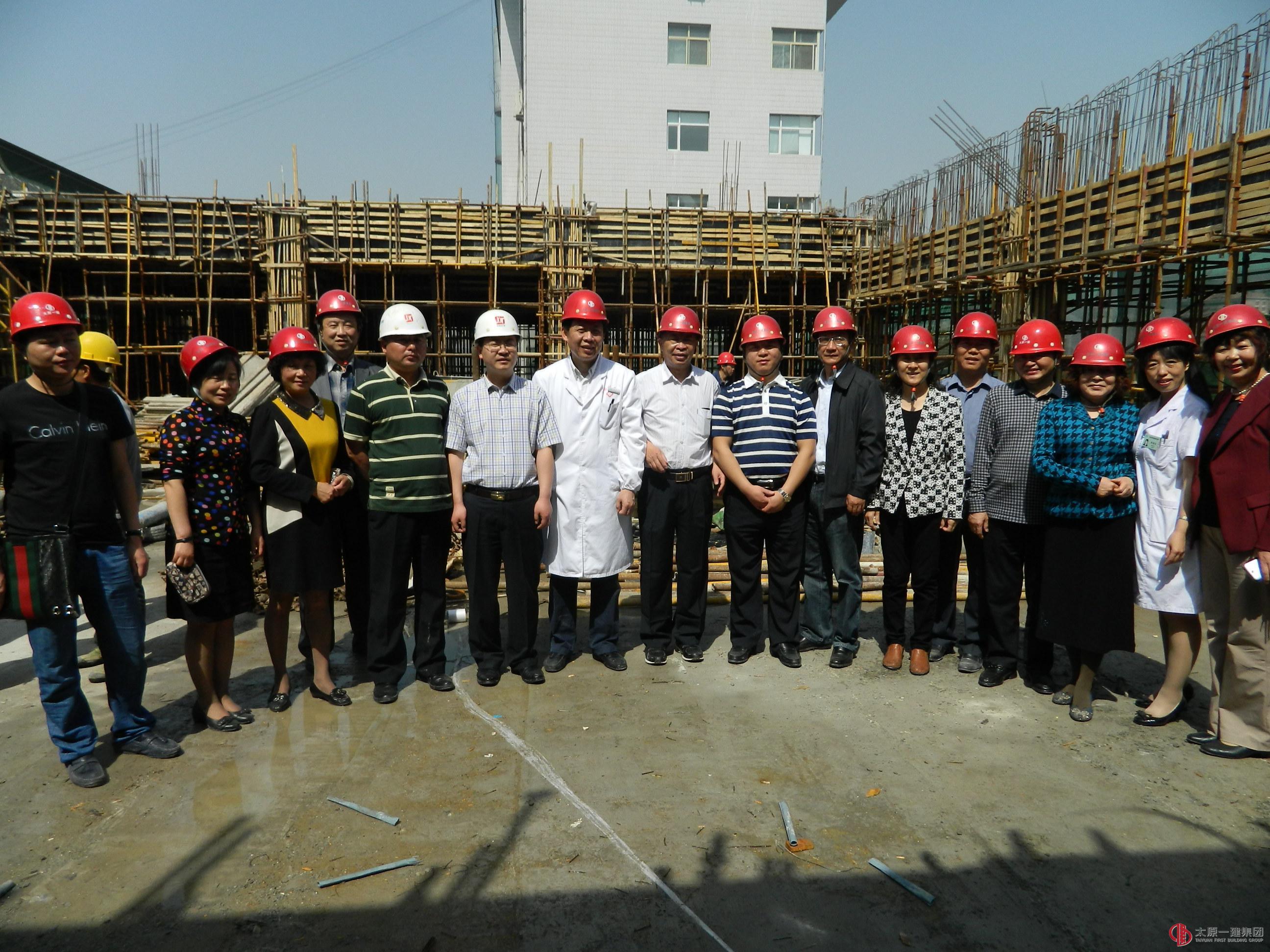 三分公司承建的山西省眼科医院门诊楼主体工程顺利封顶