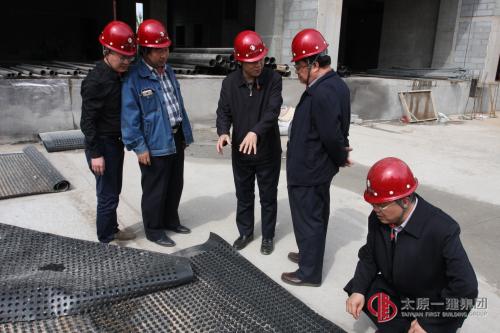 集团公司领导深入晋中市老年养护院工地调研