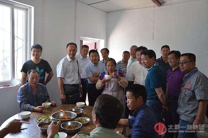 省住建厅、市住建委领导深入集团公司承建的省委党校项目调研工作